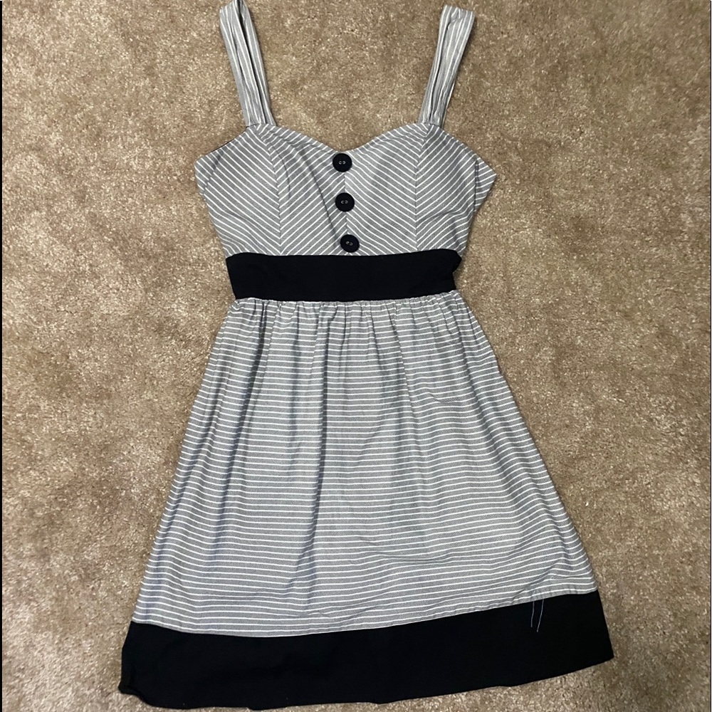 Black and White Striped Dress!